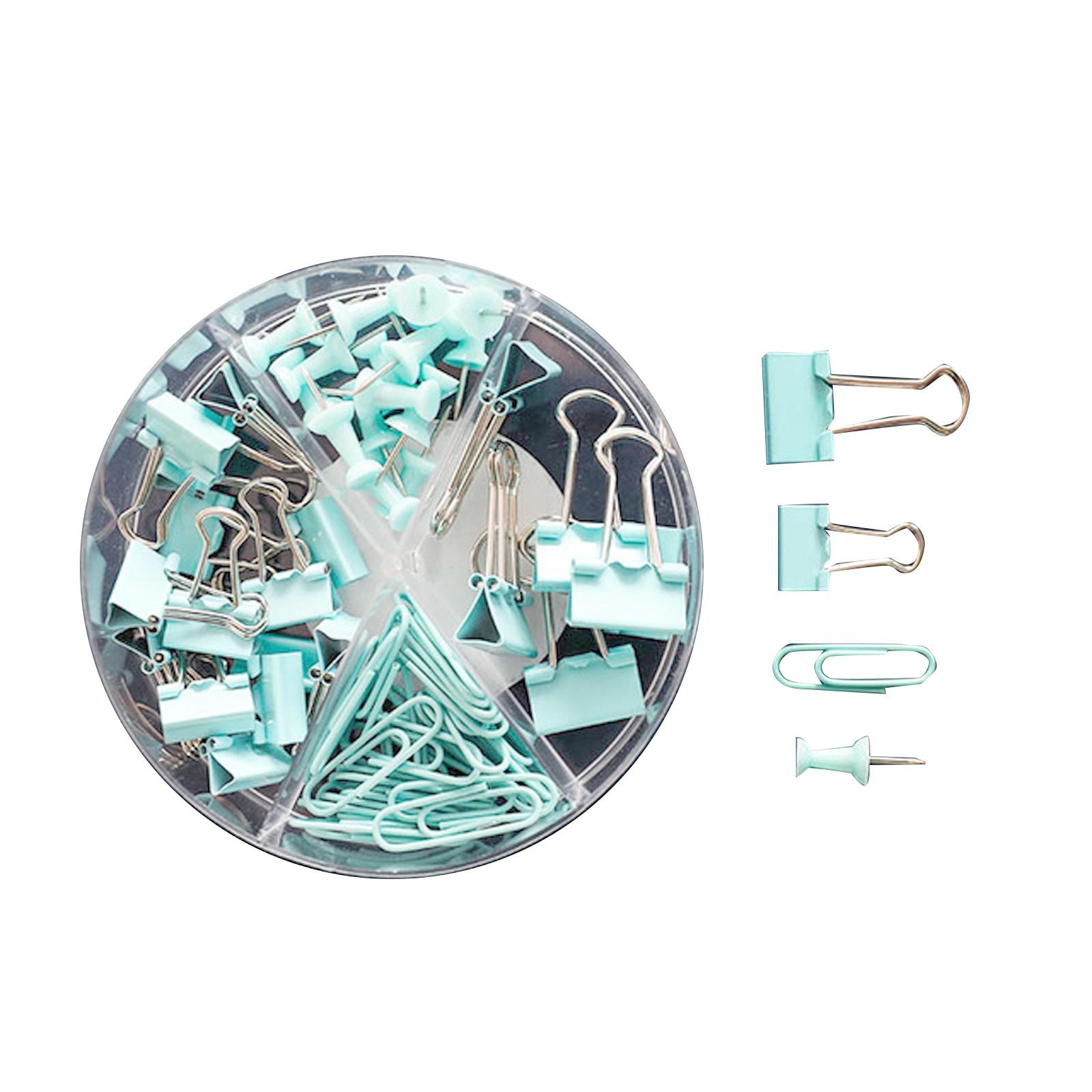 

(Никита) Набор длинных зажимов для хвоста, цветные школьные принадлежности, комбинированные канцелярские кнопки, скрепки для бумаги