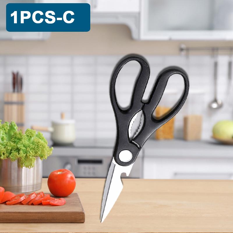 Stainless Steel Kitchen Scissors Professional Poultry Shears for Bone Meat Chicken Vegetables Scissors Multipurpose BBQ Scissors