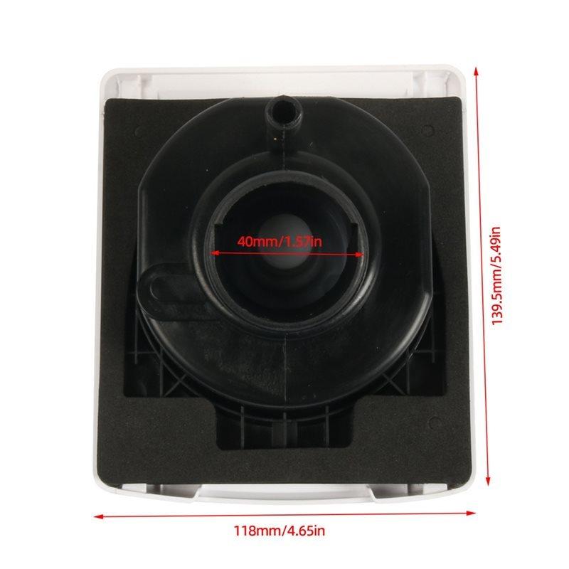 Dustproof For Boat Yacht RV Trailer Accessories Fresh Water Fill Hatch Inlet Lockable Flip-Top Water Inlet