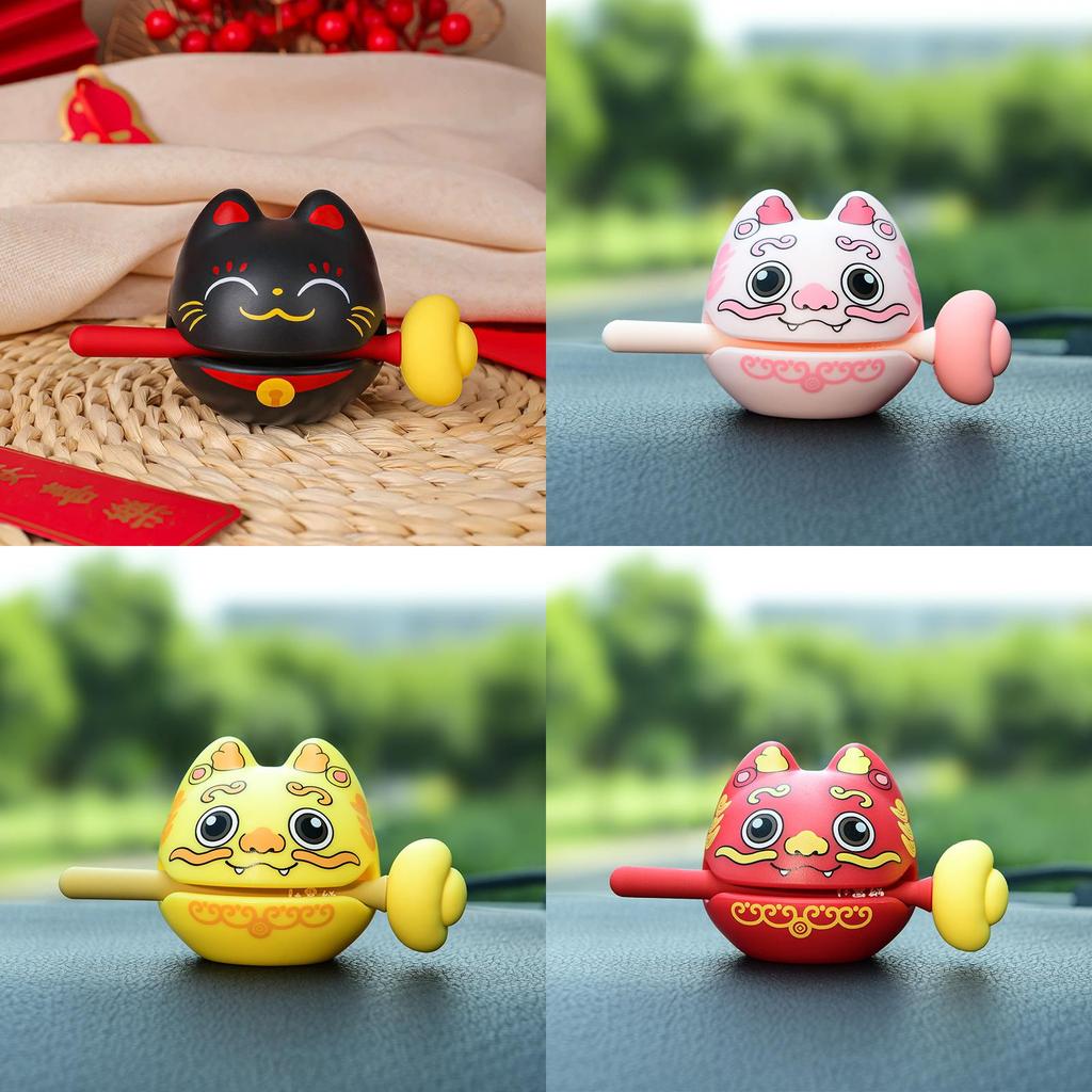 Traditional Pixiu Wooden Fish Percussion Toy For Stress Relief Office Decor Gift For Students