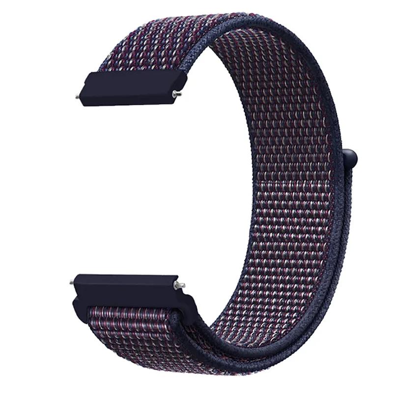 

22 мм 20 мм Нейлоновий ремінець-петля для Huawei Watch 5 46 мм Дихаючий браслет Correa для Huawei Watch GT5 Pro/GT5/GT4 3 GT2e 46 мм width 22mm