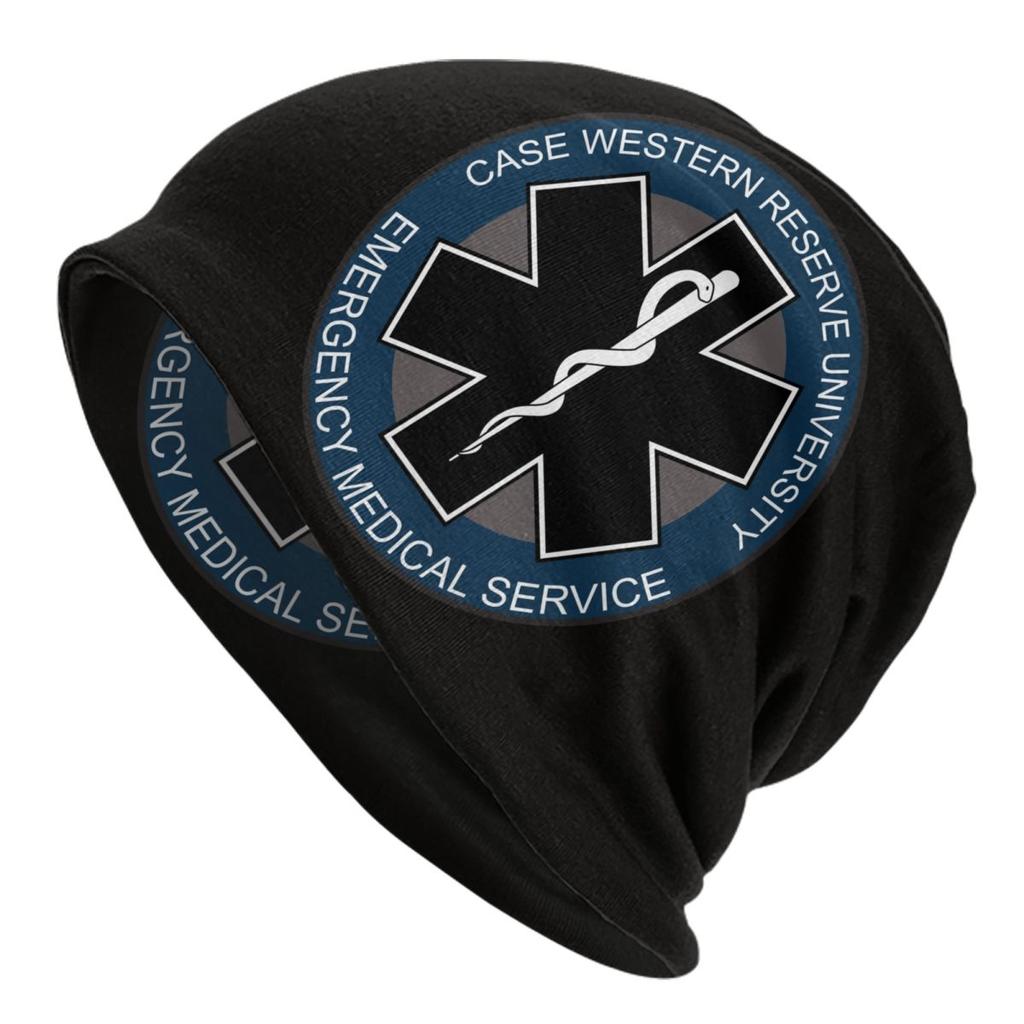 Custom Emt Star Of Life Logo Beanie Cap Winter Bonnet Knitted Hats Hip Hop Outdoor Paramedic Health Care Skullies Beanies Hats