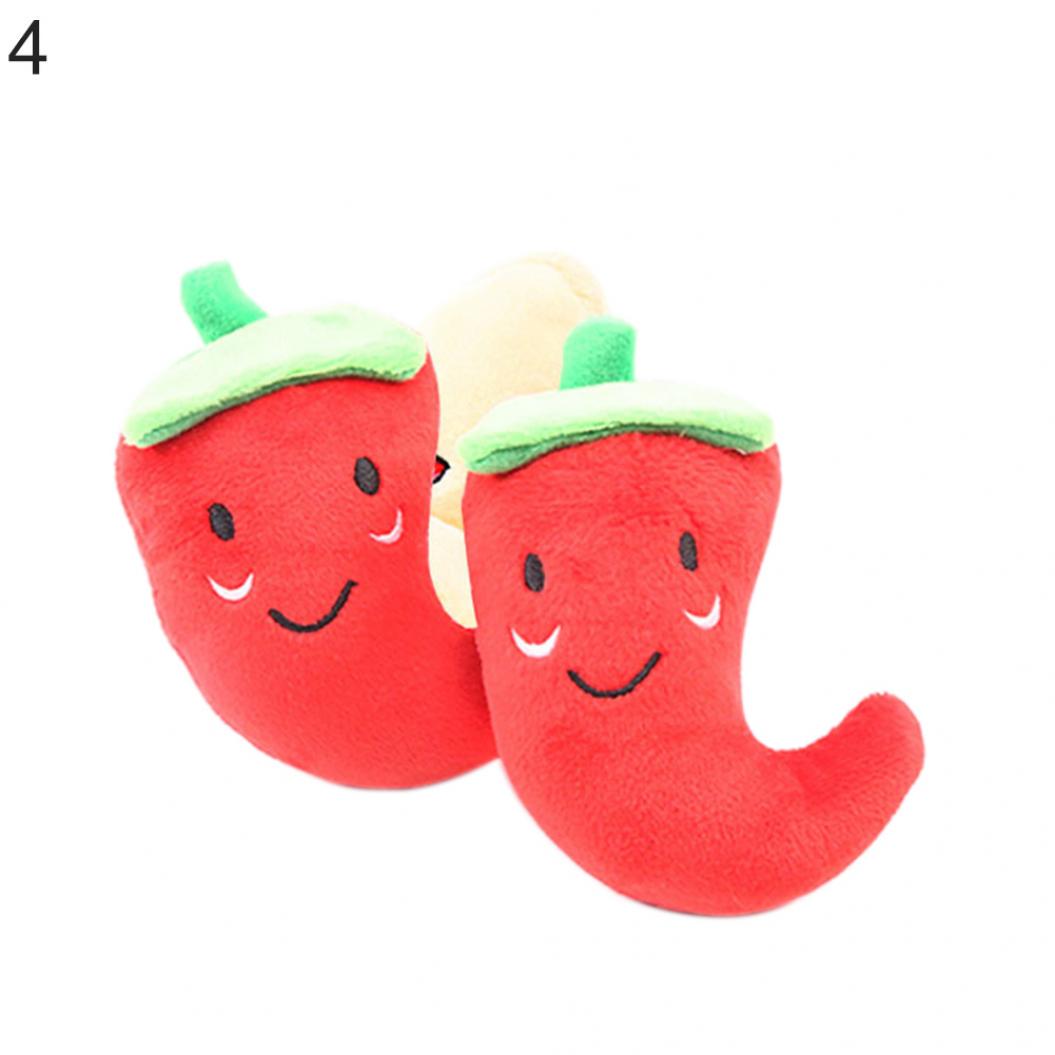 

Интерактивная плюшевая жевательная игрушка с изображением моркови, арбуза и звука для собак, товары для домашних животных Chili