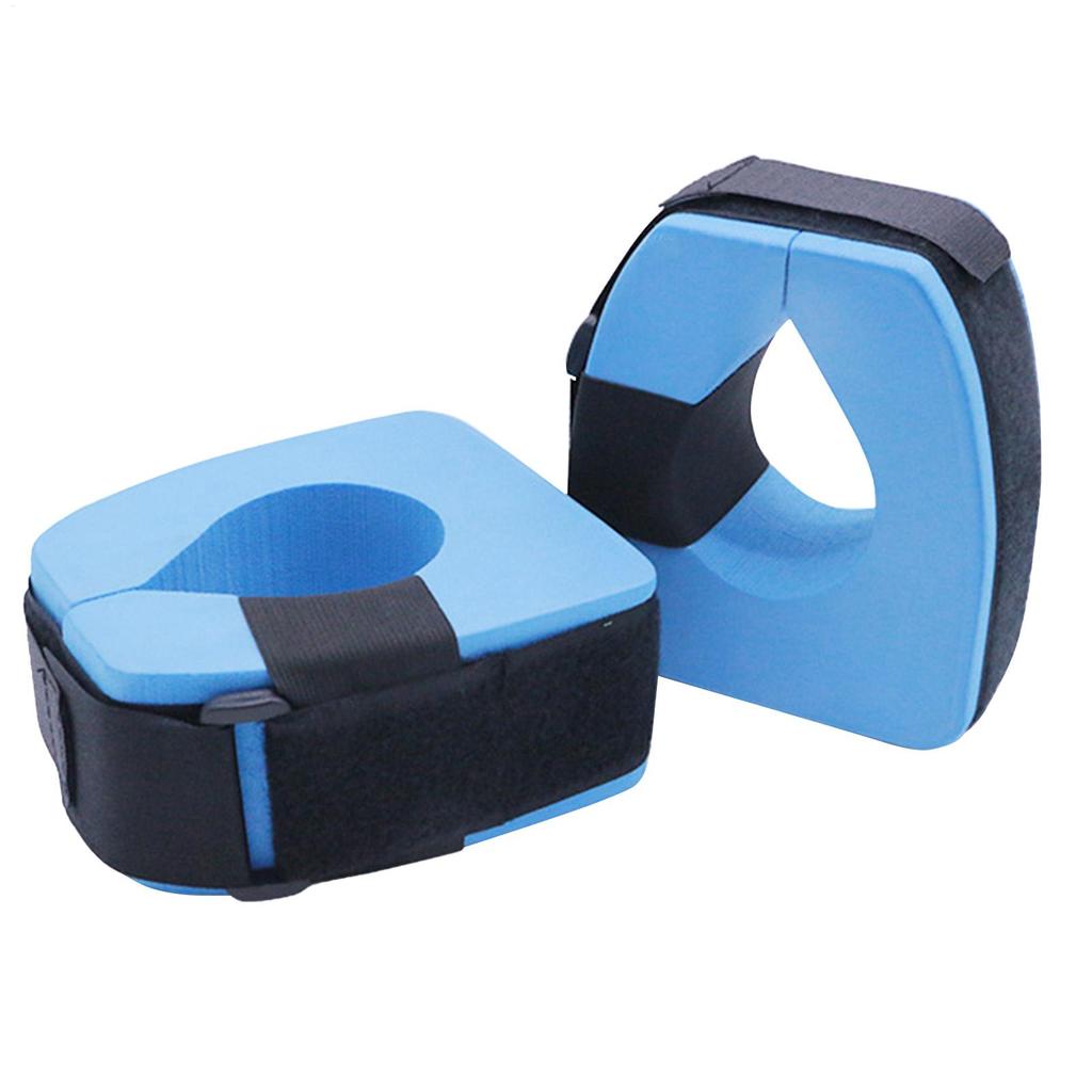 1 Pair Foams Swim Aquatic Cuffs Water Aerobics Float Hoop Ankles Arm Belt Adjustable Sleeves Bands For Water Exercise Fitness