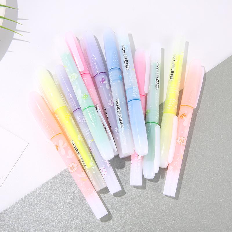 Duckling-Scented Fluorescent Pens (6 Colors) for Marking, Note-Taking, Drawing, & Doodling.