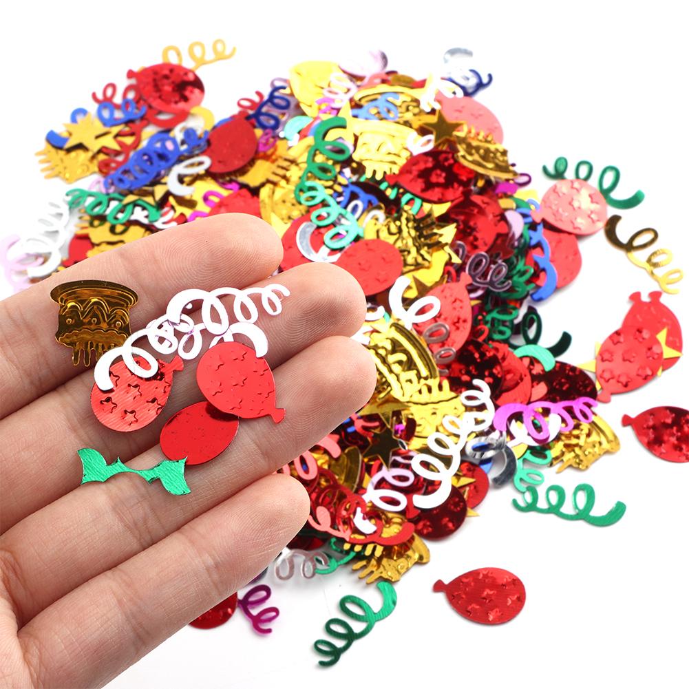 60g/Bag Birthday Wedding Party Balloon Colorful Sequin Confetti Decor Party Ornament