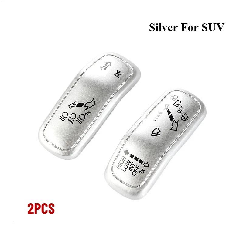 2pc Steering Wheel Wiper Switch Trim Headlight Switch Control Cover for VW Polo Golf 7 Golf 8 Jetta Tiguan Accessories 2018-2026