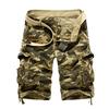 Men's Large Camouflage Multi-Pocket Loose Work Shorts