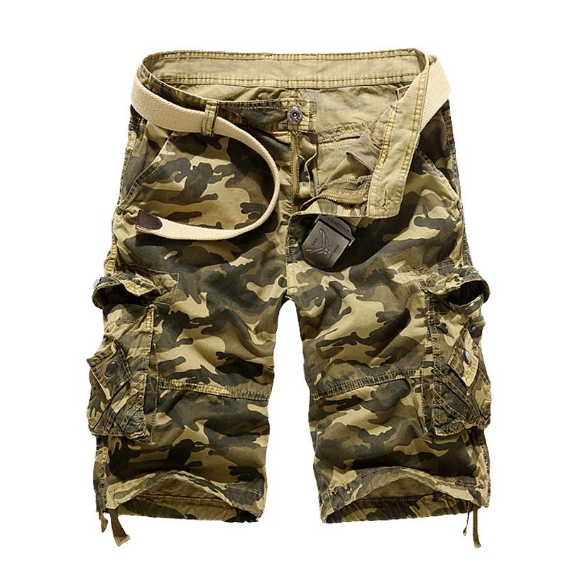 

Men s Camouflage Multi-Pocket Loose-Fit Work Shorts, Large Size 31
