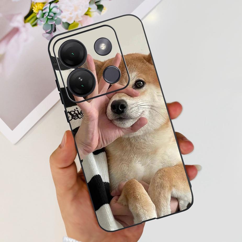 Für Infinix Smart 7 HD Hülle X6516 Luxuriös Beliebt Bemalte Abdeckung Weiche Silikon Handyhülle Für Infinix Smart 7 Plus Smart7 HD Schale