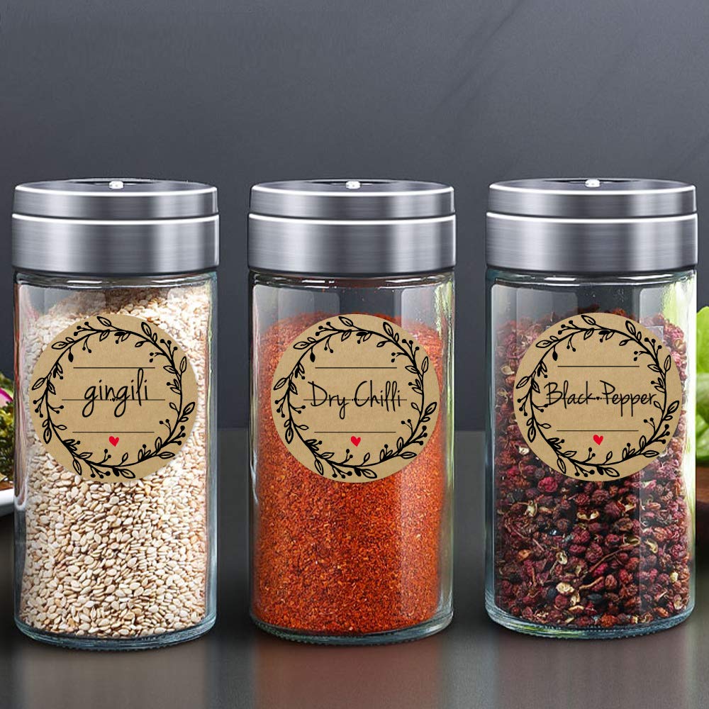 Rola Autocolante Hârtie Kraft 500 Buc. Etichetă Sigiliu Autoadezivă Ambalaj Decorativ Caligrafie Etichetă Binecuvântare Autocolant Sărbători Copt