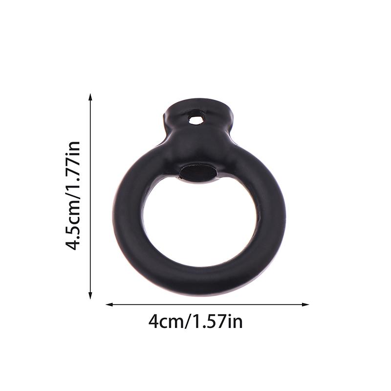 1Pc M10 Fine Tooth Chandelier Iron Pendant Ring  Lamp Closed Hook Chain Load-Bearing Iron Ring For Ceiling Light Hanging