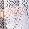 Adrianna Ready-made Jacquard White Curtain with Ornaments 300X250 Cm