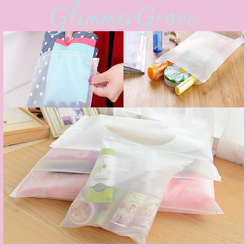 Transparent Waterproof Travel Storage Bags For Clothes Shoes Underwear Cube Style