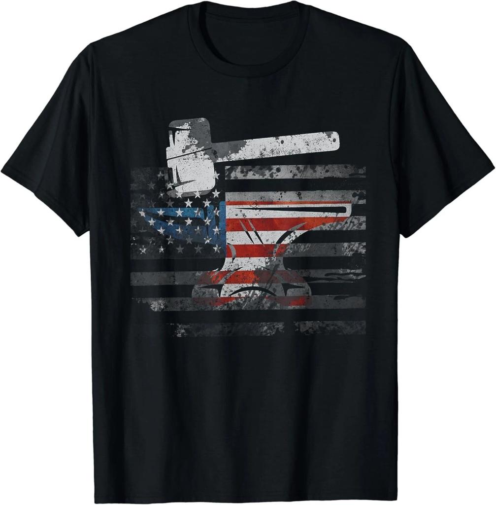 Funny Celebrate Anvil Independence Blacksmith Gift Unisex T-Shirt