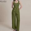 Women Sleeveless Tank Tops and Pants Summer Two Piece Suit Sets