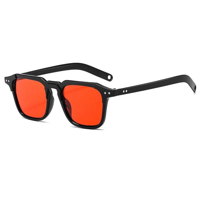 high-quality new splicing meter nail square sunglasses Fashion men hip hop glasses retro sunglasses women