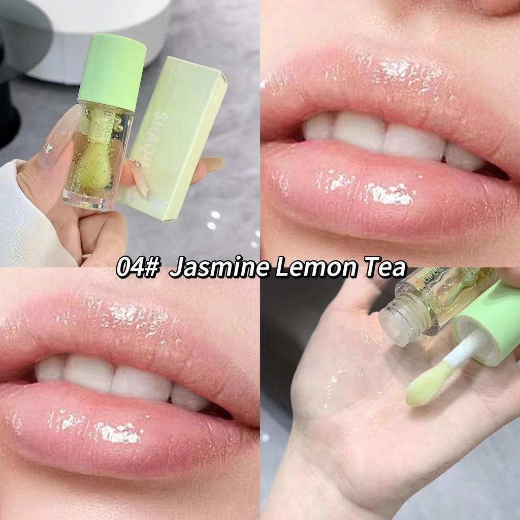 SHAQINUO Soft Lip Essence Oil Erfrischende, feuchtigkeitsspendende, nicht klebrige Lippenbasis, Lippenstift, Lippenhonig
