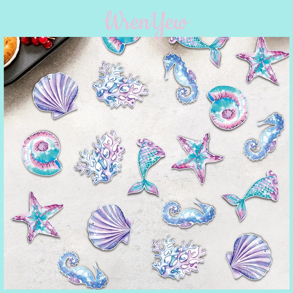 Mermaid Starfish Coral Birthday Party Decor Confetti With Paper Material For Baby Shower Celebrations