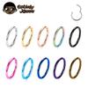 Piercing Naso Titanio G23 F136 Grado Impiantabile 14G 16G 18G 20G Clicker Diaframma Piercing Trago Gioielli Corpo Sexy
