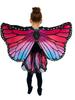 Schmetterlings-Cosplay-Flügel Kostüme Mädchen Auftritts-Accessoires Halloween Karnevals-Requisiten Flügel für Mädchen Jungen Umhang Party Karneval