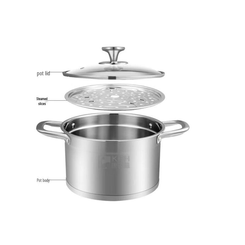 Kangbache Stainless Steel Soup Pot Set