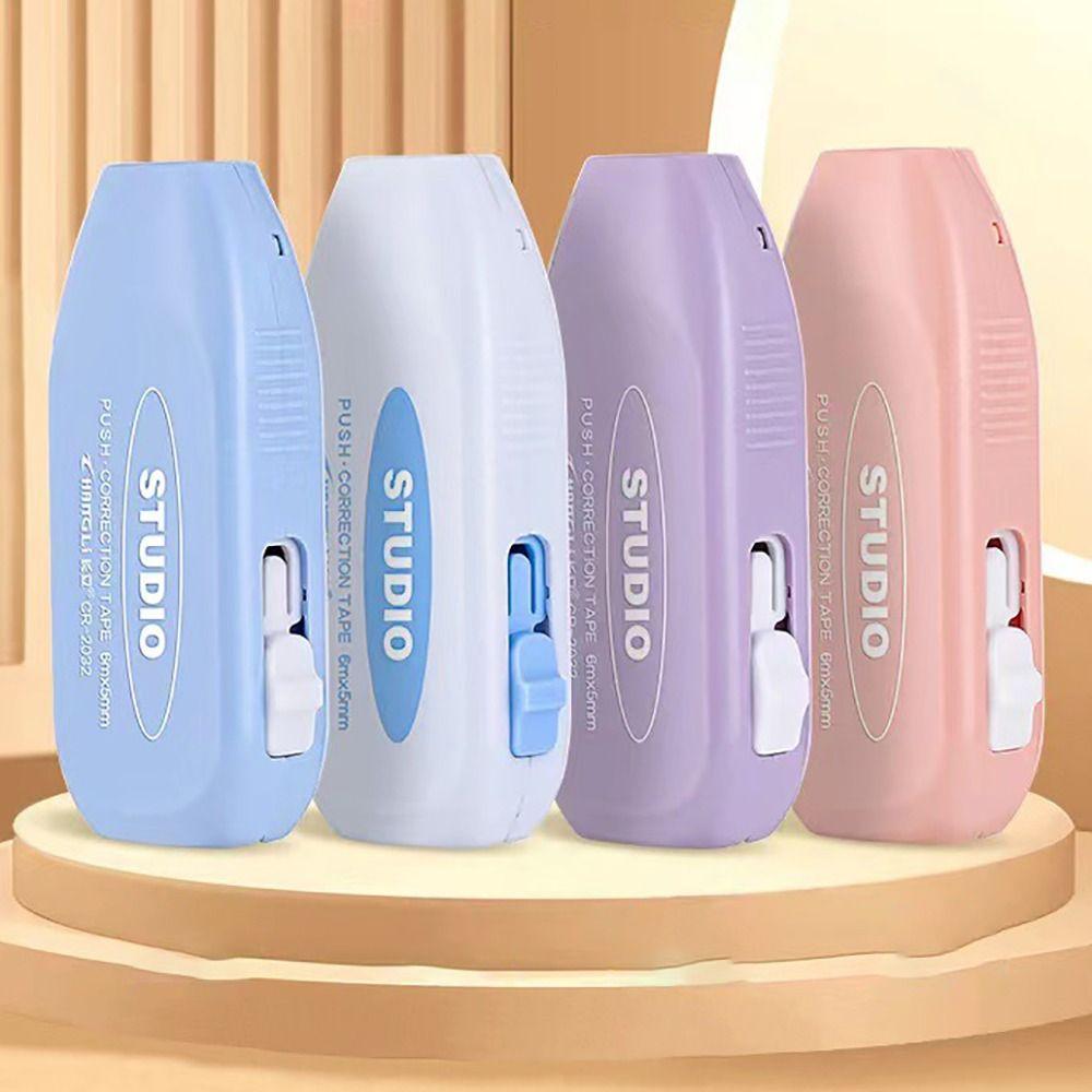 Replaceable Core Modification Tape Imitation Grip Pen Smear Corrector Portable Correction Tape