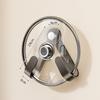 Adjustable Wall Mounted Pot Lid Rack Heavy Duty Pot Lid Holder Kitchen Storage Rack  Home Use