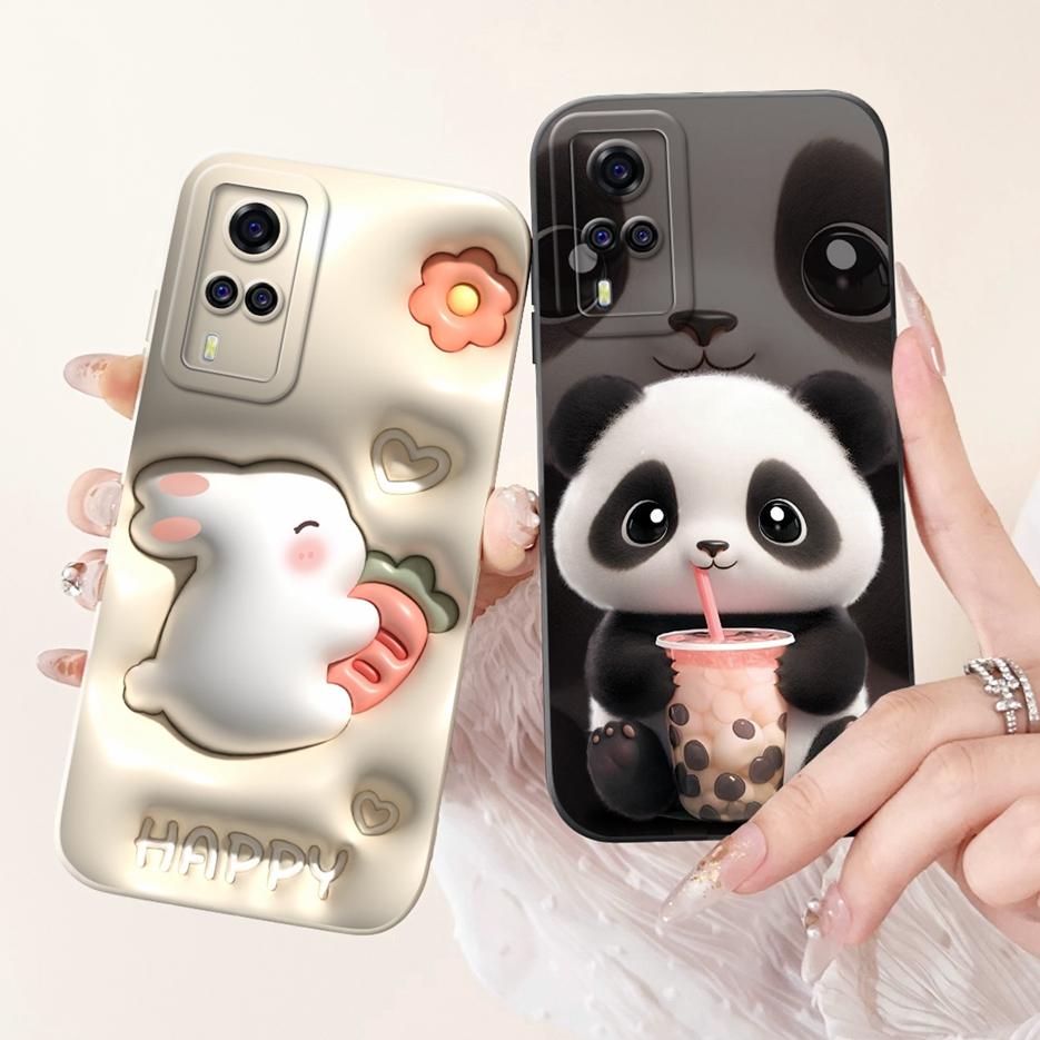 For Vivo Y31 Case Vivo Y51 2020 V2030 Cute Dog Cartoon Phone Case For Vivo Y53s 4G VivoY33 V2057 Vivo Y31 Y51 Soft Covers Fundas