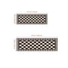 Simple Checkerboard Diatomaceous Mud Floor Mat Household Bathroom Absorbent Non-slip Mat Kitchen Door Soiled Quick Drying Mat