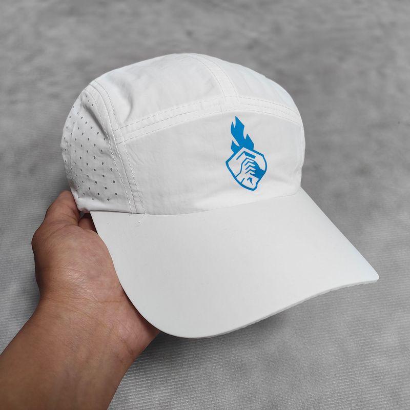 

Great Force Jie s Same Summer Marathon Running Torch Sports Breathable Sun-Proof Hat Men and Women Baseball Cap Blue Torches All yards