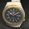 GENUINE VINTAGE SEIKO 5 AUTOMATIC JAPAN 7009A MENS BLACK DIAL WATCH A702332-5 R124-a702332