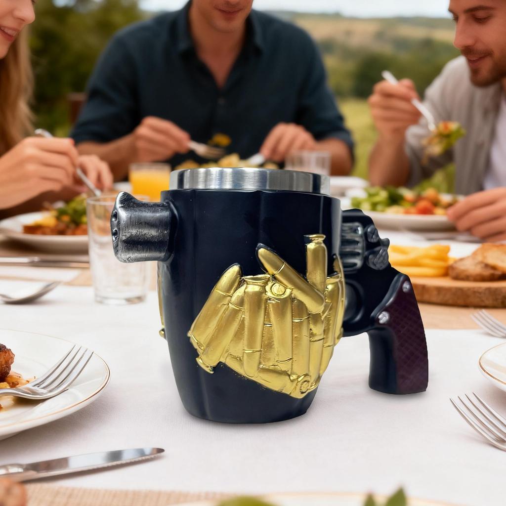 350ml Cool Coffee Mugs Funny Novelty Party Decor Stainless Steel Coffee Cup For Cold Weather Picnic Outdoor Camping