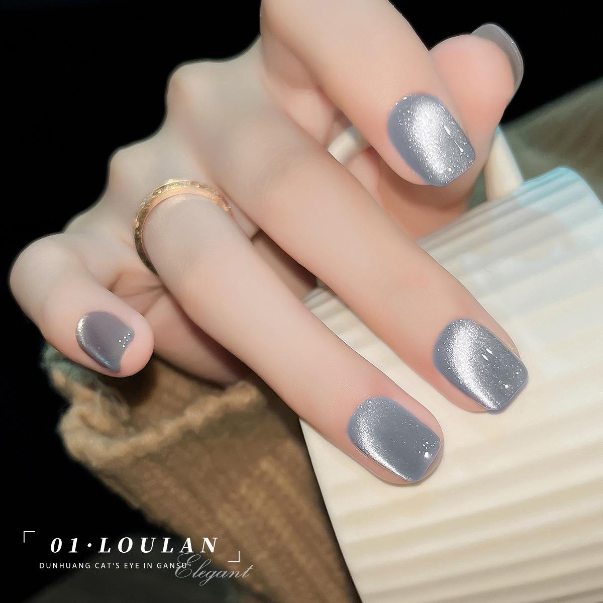 

Гель-лак Loulan Кошачий глаз 2024: Новый отбеливающий маникюр стеклянными бусинами