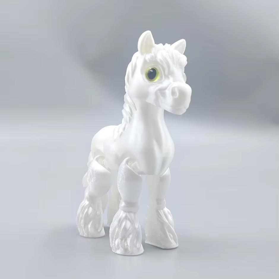 3D-Druck Pferdefiguren Mehrgelenkig Bewegliche Simulationspferde für Wohnaccessoires Geschenk Wohnzimmerdekoration