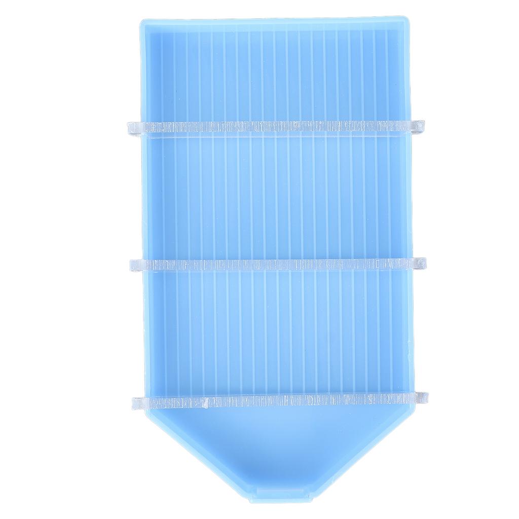 Perlensortierschalen Organizer Diamantmalerei Zubehör Aufbewahrungsschale Werkzeuge Platte Behälter für DIY Kunsthandwerk Blau