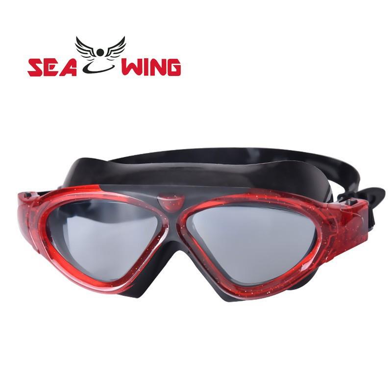 Large-frame Swimming Goggles Made of Liquid Silicone, New Waterproof Diving Outdoor Sports Equipment Glasses, Diving Swimming Goggles