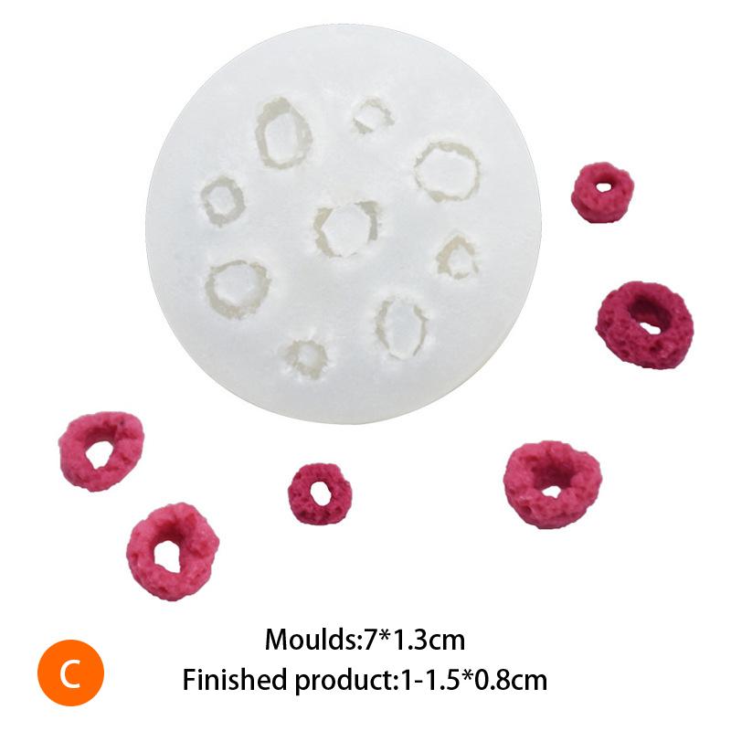 Mold din silicon pentru lumânări cu cereale, realizat manual, pentru rășină de ciocolată