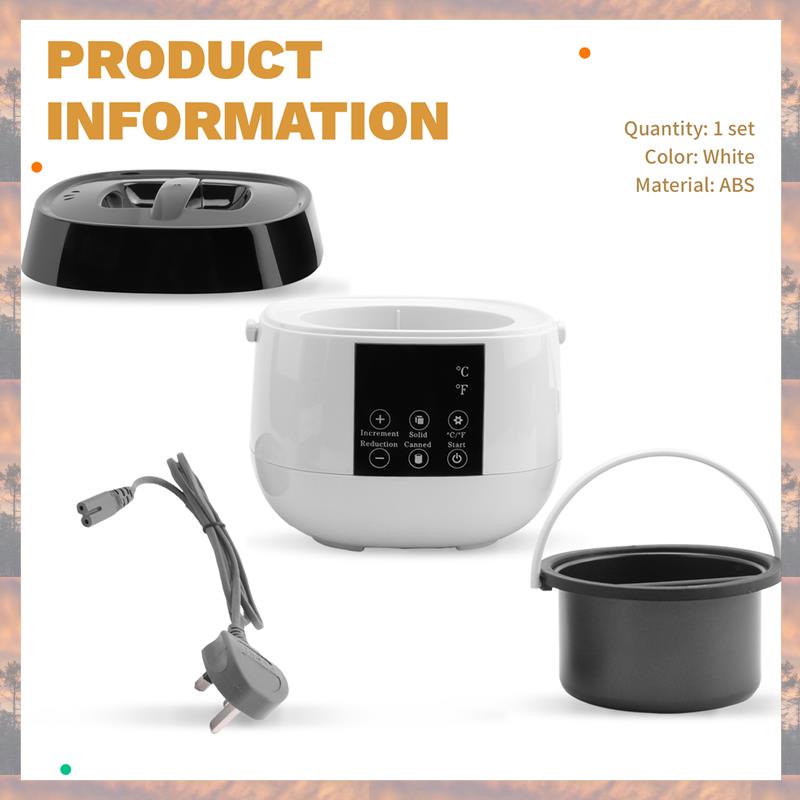 2025 Trend Topitor de Ceară pentru Fabricarea Lumânărilor Topitor de Ceară pentru Fabricarea Lumânărilor Afișaj LED de Temperatură Pentru Adulți Începători, Ceară de Soia UK Pl