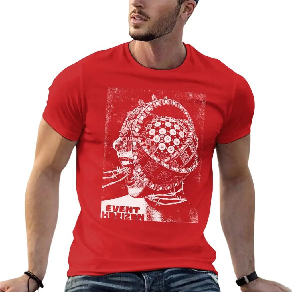 Event Horizon T-shirt Summer Top Sweat Oversized T Shirts for Men