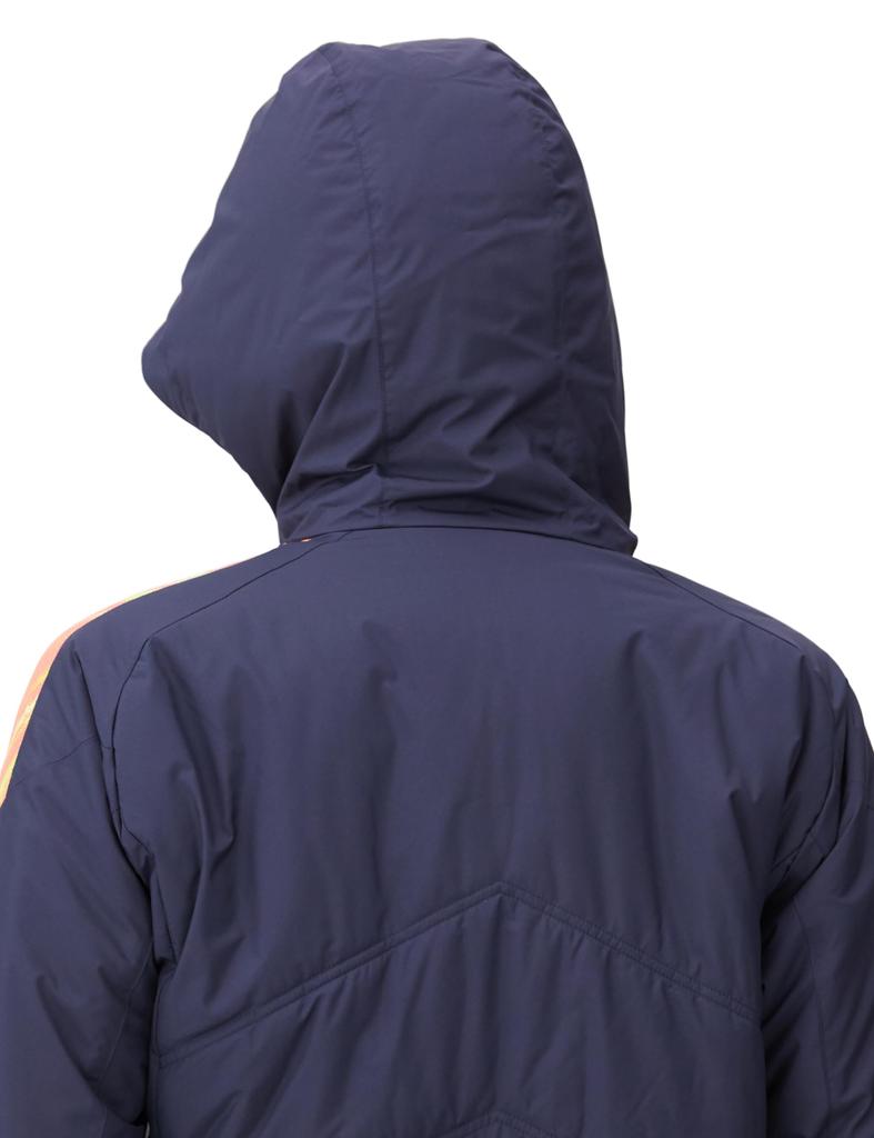 Mizuno Football Apparel Half Deep Size M Coat, Thermal, Water-Repellent, P2MEA570, Navy,