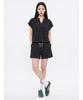 Poebeo21 Pintuck V-Neck Short Sleeve T-Shirt & Elastic Waist Pants Set (Ftdbop011)