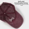 Embroidery Bow Sun Cap Adjustable Sun Hat Unisex Baseball Cap