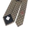 Pristine GUCCI tie GG logo all-over pattern web line beige silk mens 221582 Used