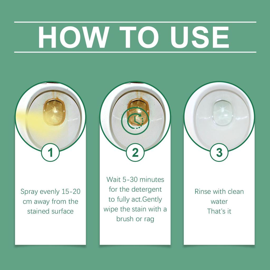 Oxalic Acid Cleaner Toilet Bowl Cleaning Stains Urine Stain Removal Cleaner