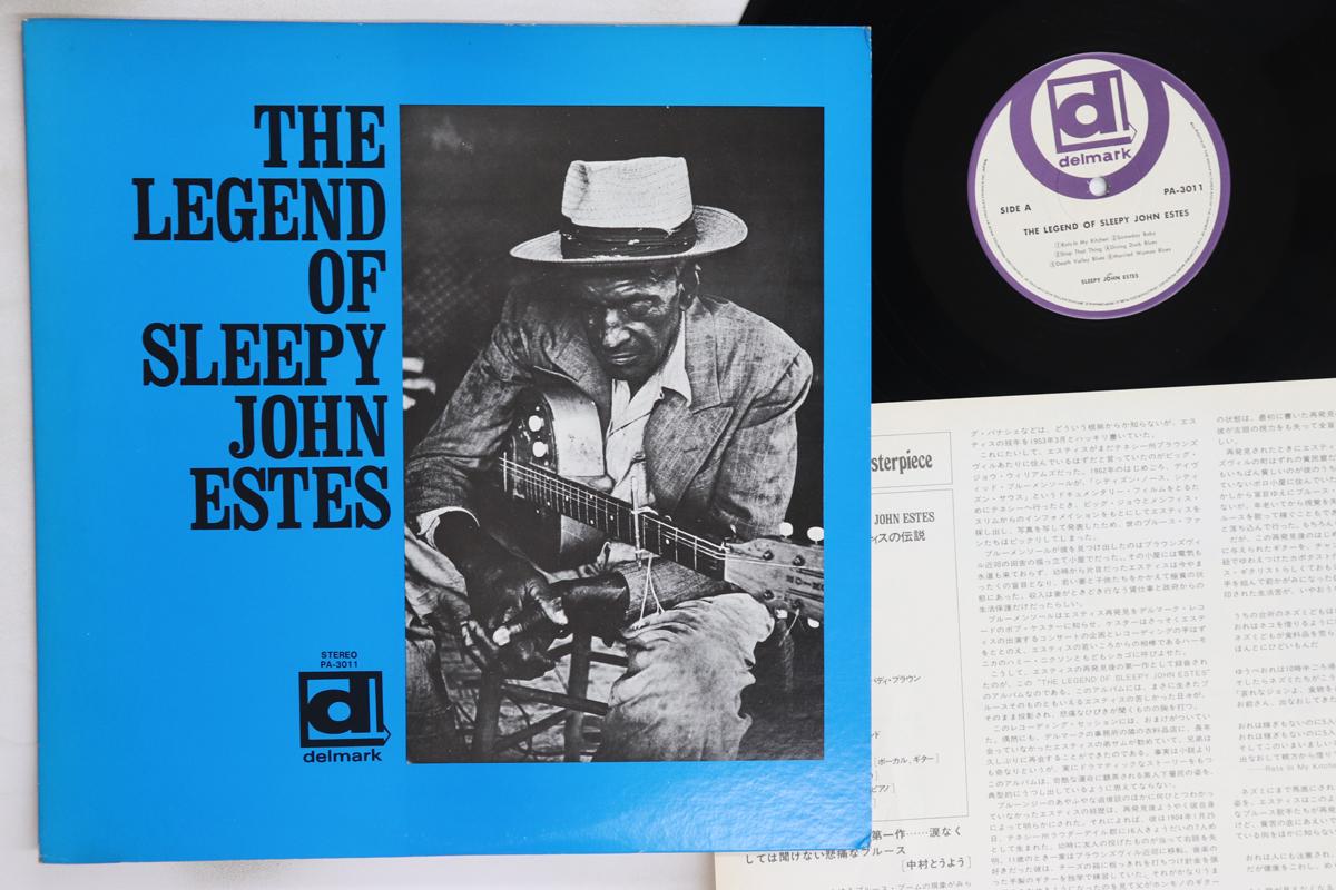 

LP Record SLEEPY JOHN ESTES - Legend Of Sleepy John Estes PA3011 DELMARK Japan Blues Used