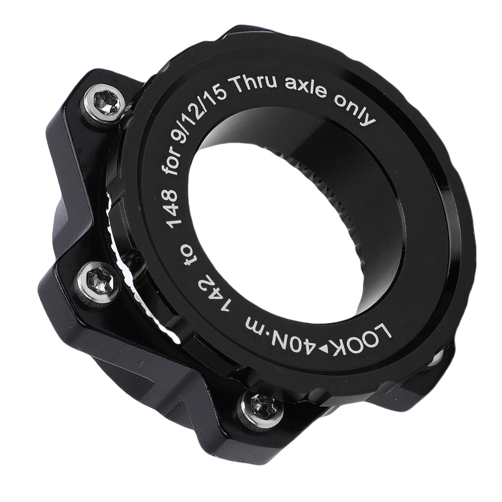 Bike Center Lock Adapter 142mm to 148x12mm Center Lock to 6   Adapter for 12mm Thru Hub Axles