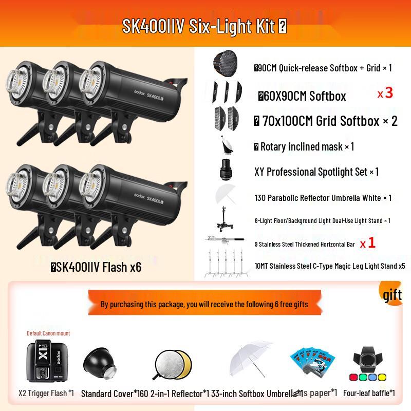 Godox SK400II-V Professional Studio Flash Kit