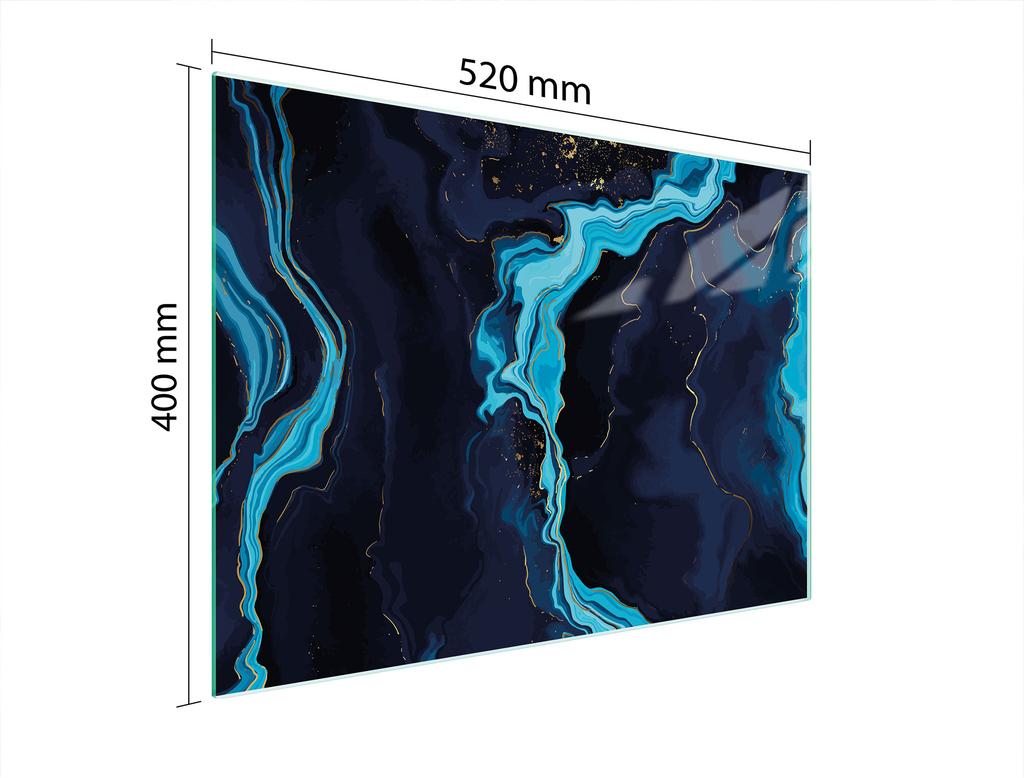 SZKLANA DESKA DO KROJENIA 52x40 MARMUR