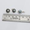 Larimar Silber Ohrstecker Anhänger Set, 925 Sterling Silber handgefertigter Schmuck, Geschenk für sie, Damen Silberschmuck An0452-549, 548